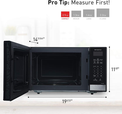 Panasonic NN-SB458S Compact Microwave Oven, 0.9 Cu.Ft., Stainless Steel/Silver6