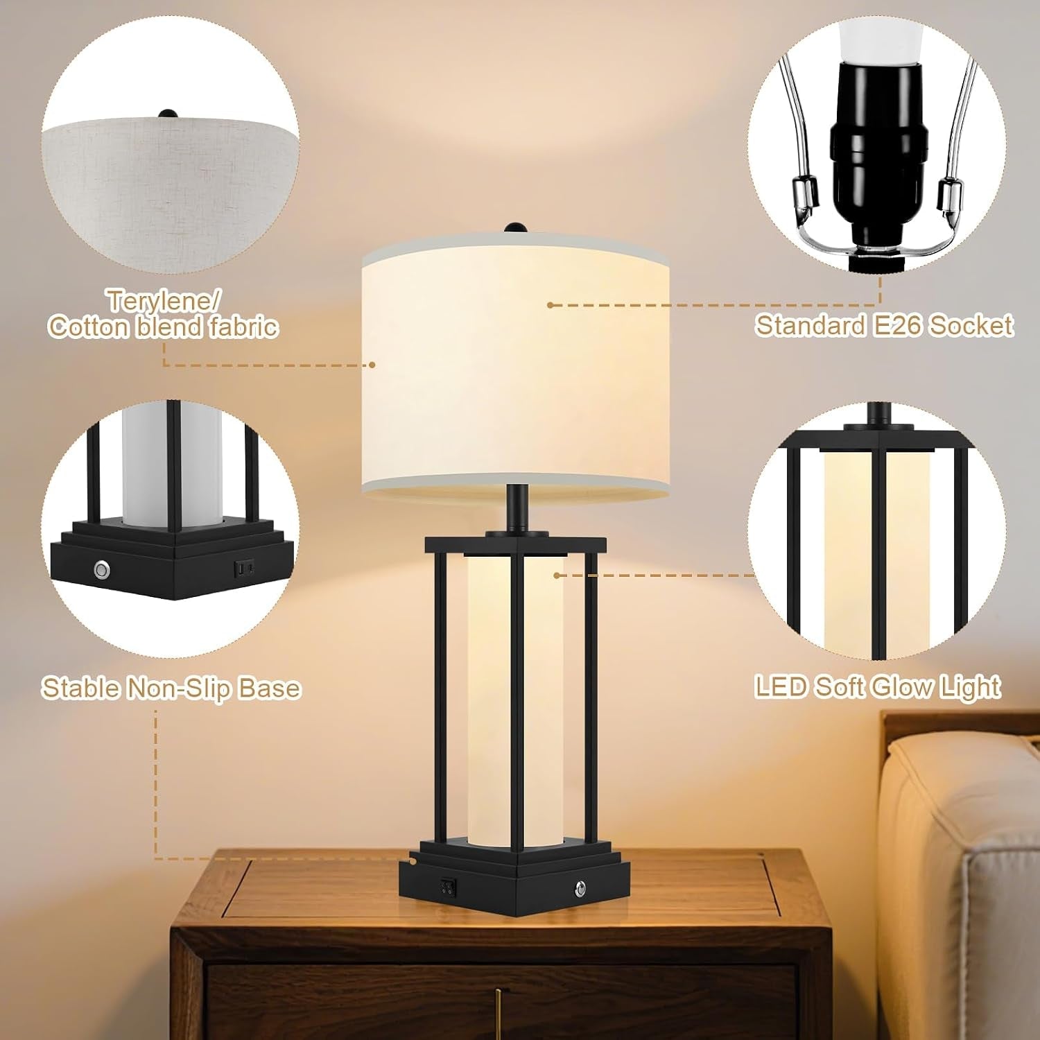 26-8-farmhouse-table-lamps-set-of-2bulbs-included