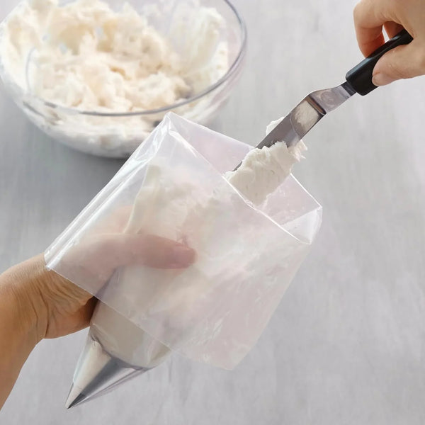 Disposable Decorating Bags, 16 Inch, 12-Pack | Extra-Large Single-Use Piping Bags Fit Standard Couplers & Tips for Large Batches of Icing, Frosting & Cake Decorating3