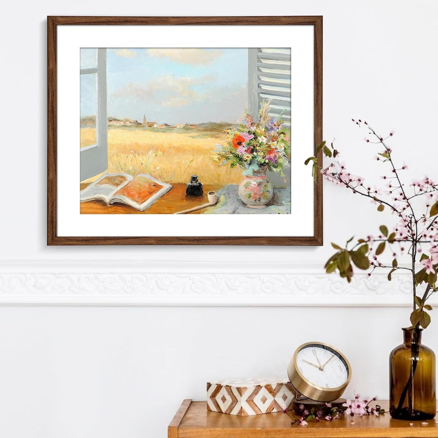 rustic-walnut-20x24-picture-frame-with-mat-for-16x20