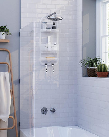 5890KK, Large Over-The-Showerhead Caddy, Frosted2