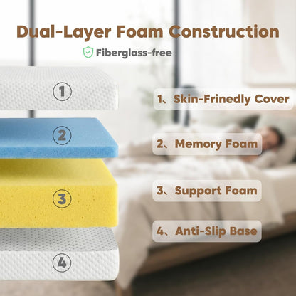 Twin Mattress, 8 Inch Memory Foam Twin Size Mattress, Bed in a Box, Medium5