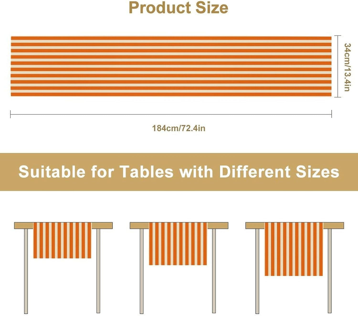 striped-table-runner-orange-white-vertical-stripe-modern-minimalism-farmhouse-table-kitchen-dinning-table-runner-for-indoor-home-decor-birthday-party-wedding-13x36-inch