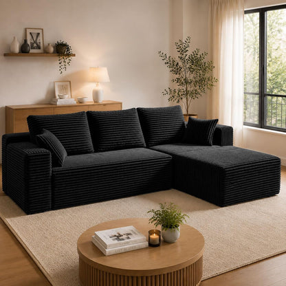 106" Boneless Couches for Living Room,Modular Sectional Sofa1