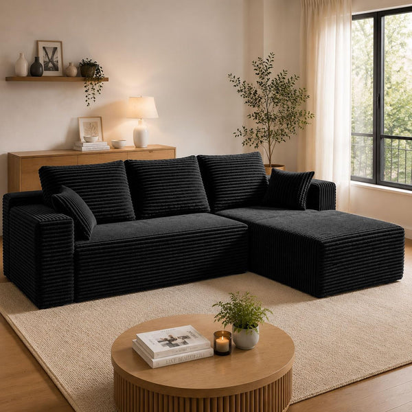 106" Boneless Couches for Living Room,Modular Sectional Sofa1