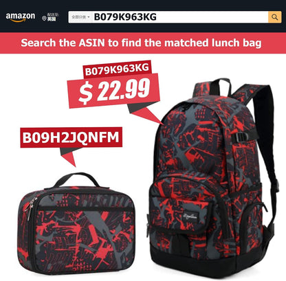 Lunch Box with Padded Liner, Spacious Insulated Lunch Bag Durable Thermal Lunch Cooler Pack with Strap for Men Women Boys Girls Adults School Sports Beach Picnic Work Camp,2 Pocket7