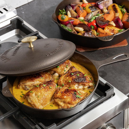 Lightweight Cast Iron Skillet - 10.5” Pre-Seasoned Frying Pan Made in USA6