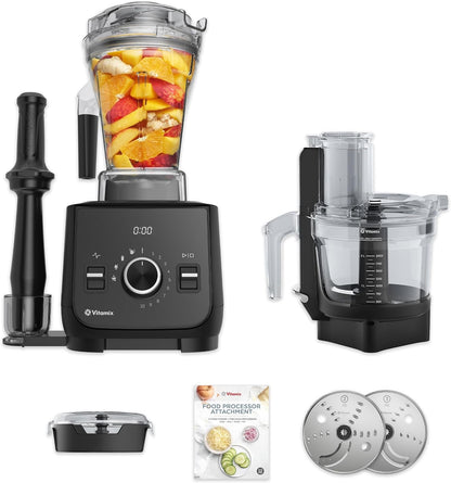 Vitamix Ascent X2 Smartprep Kitchen System, Professional-Grade, Black | Professional-Grade Blender for Smoothies, and More, Pulse, Variable Speed, Self-Cleaning Program,12-Cup Food Processor1
