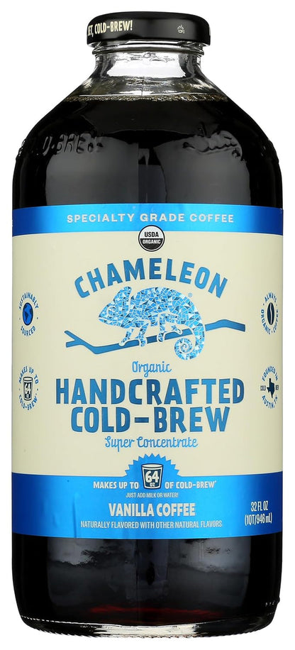Chameleon Cold-Brew Organic Coffee Concentrate, Vanilla, 32 Oz1
