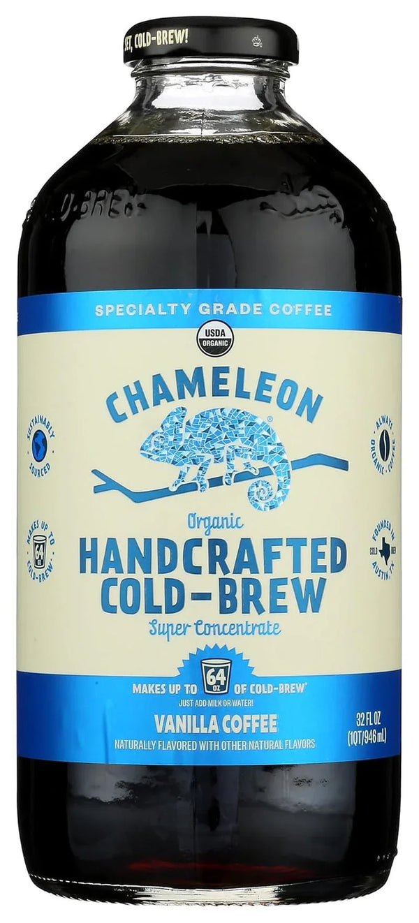 Chameleon Cold-Brew Organic Coffee Concentrate, Vanilla, 32 Oz1