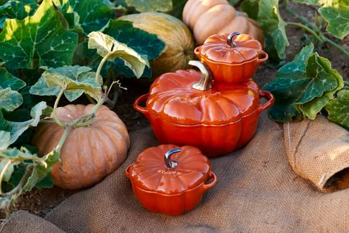 staub-la-cocotte-special-shape-40511-554-pumpkin-cocotte-cinnamon-5-9-inches-15-cm-0-2-fl-oz-0-68-ml-ceramic-heat-resistant-storage-container-microwave-safe