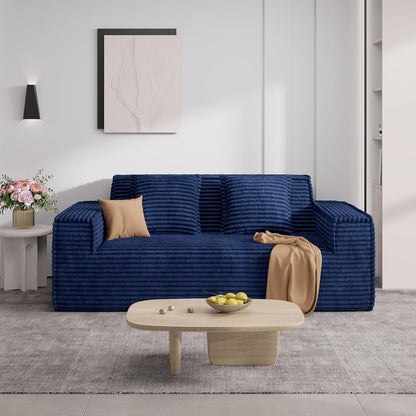 75'' Modern Loveseat Sofa, No Assembly Required Comfy Deep Seat Couches 1 Pcs for Living Room, Bedroom, Apartment1