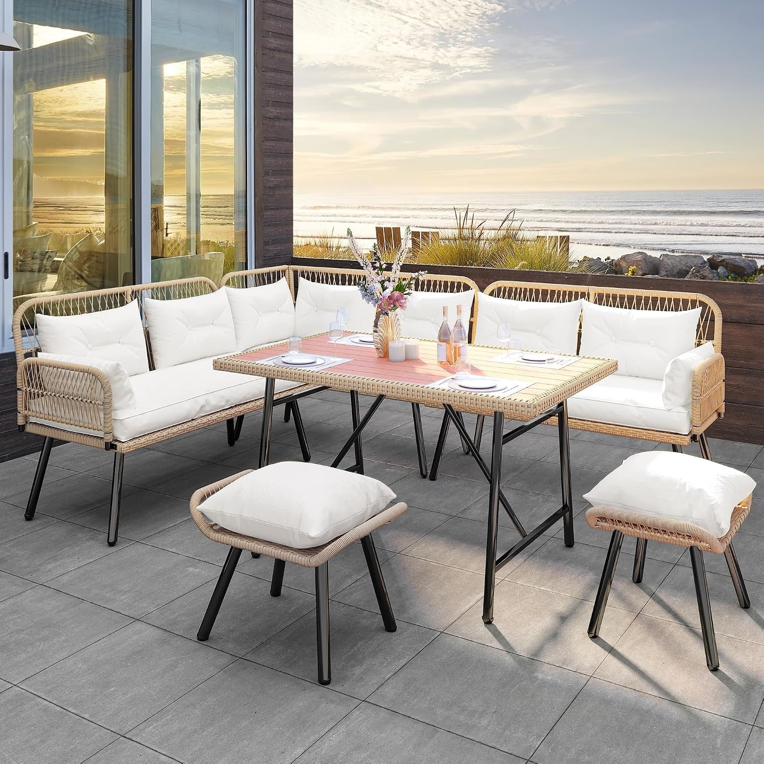 l-shaped-rattan-patio-furniture-set-light-brown-beige