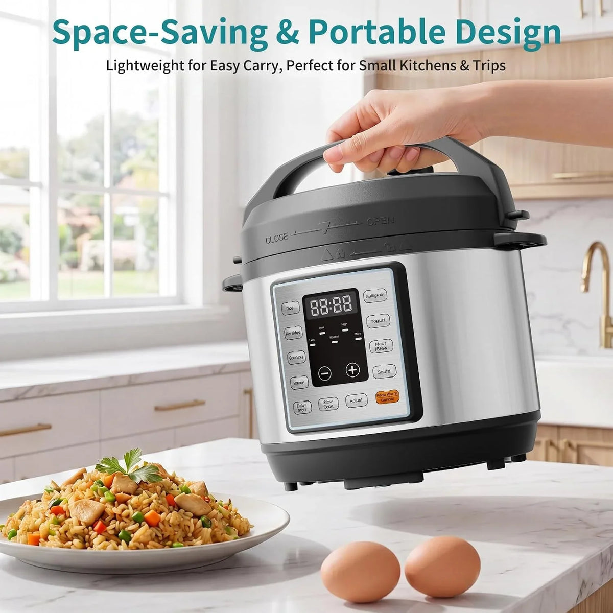 10-in-1-electric-pressure-cooker-3-quart-multi-cooker-for-rice-stew-and-steam-small-programmable-stainless-steel-pot-with-slow-cook-function-and-ceramic-inner-pot