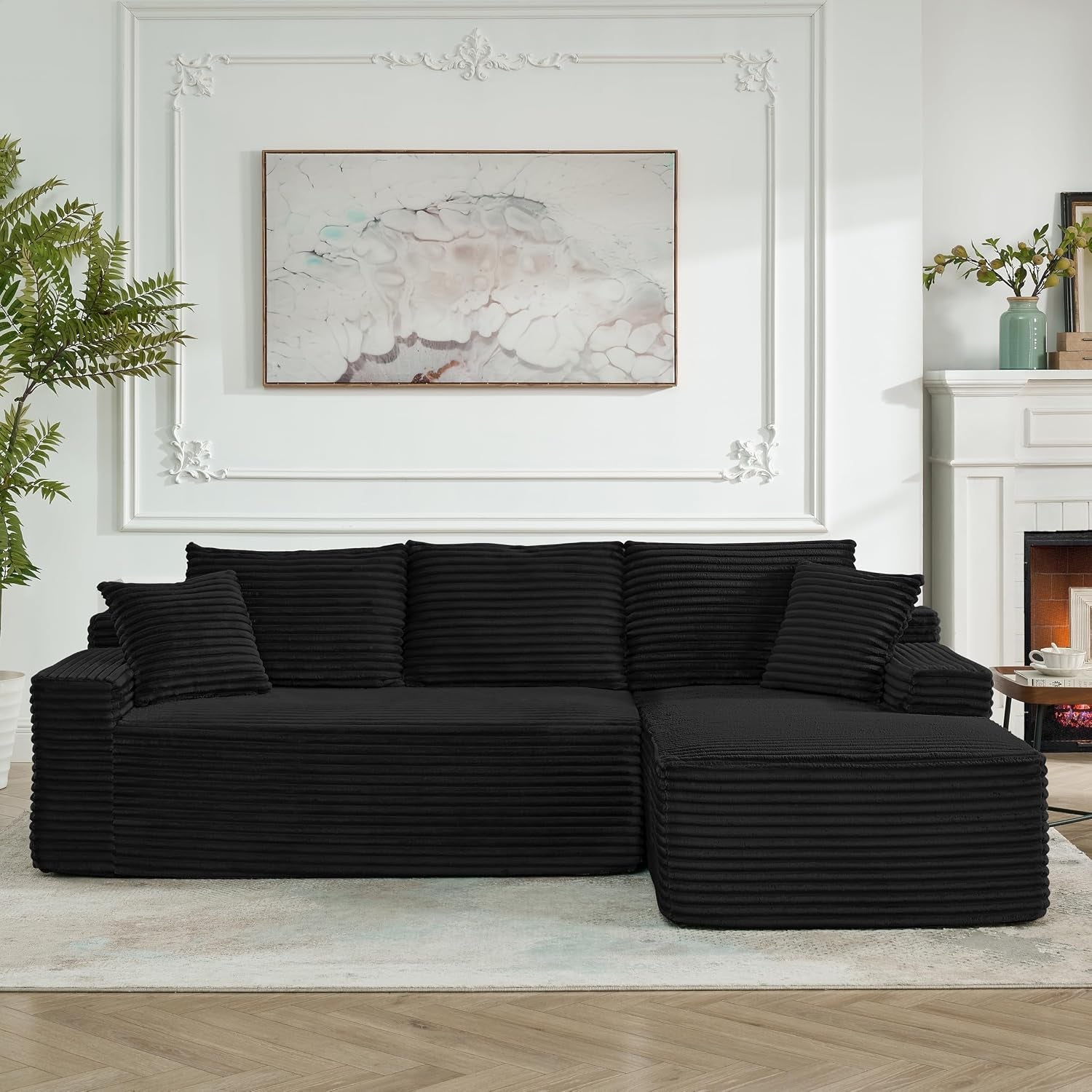 95-l-shaped-cloud-sectional-couch-right-facing-modular-compressed-boneless-sectional-sofa-with-chaise-lounge-plush-corduroy-boneless-corner-sofa-for-living-room