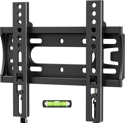 IWORBOARD 24 32 40 42 Inch Fixed TV Monitor Wall Mount for 14-43 Inch LED LCD Screen, Low Profile Small RV TV Mount, Easy Slim Flat Wall Bracket, Max VESA 200X200Mm, 66Lbs, Single Stud1