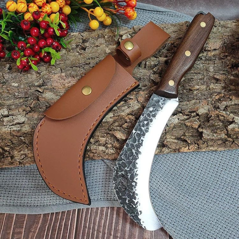 meat-cleaver-portable-hammer-patterned-sickle-forged-durian-knife-outdoor-slaughtering-utility-knives-with-sheath
