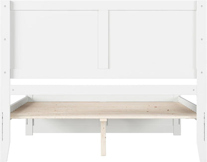 , Canyon Queen Platform Bed with Matching Footboard, White12