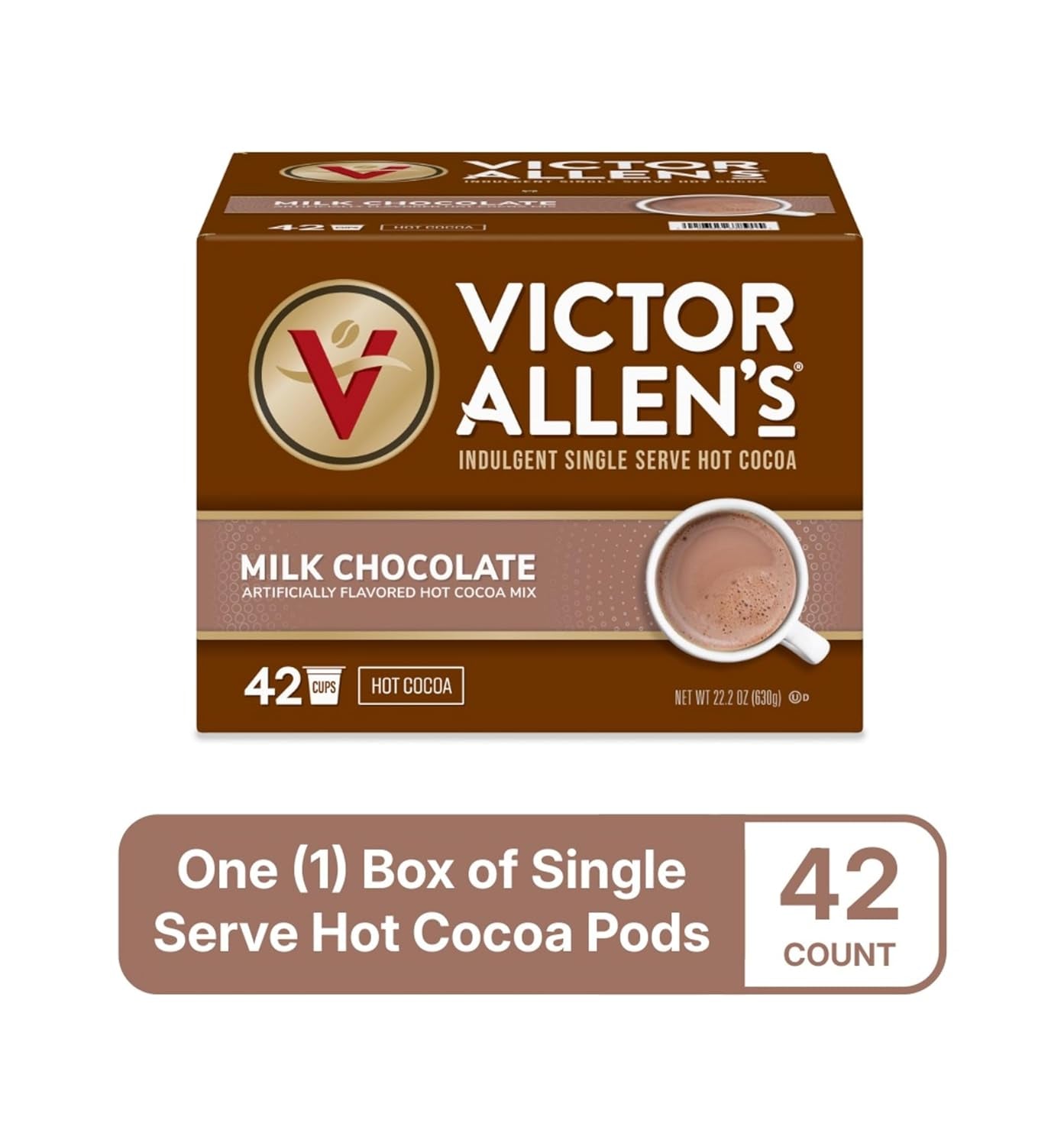 victor-allens-milk-chocolate-flavored-hot-cocoa-mix-42-count-single-serve-k-cup-pods-for-keurig-k-cup-brewers-compatible-with-all-keurig-brewers-kosher-ou-d-dairy-brew-at-8fl-oz-hot-cocoa-pods-with-creamy-milk-chocolate