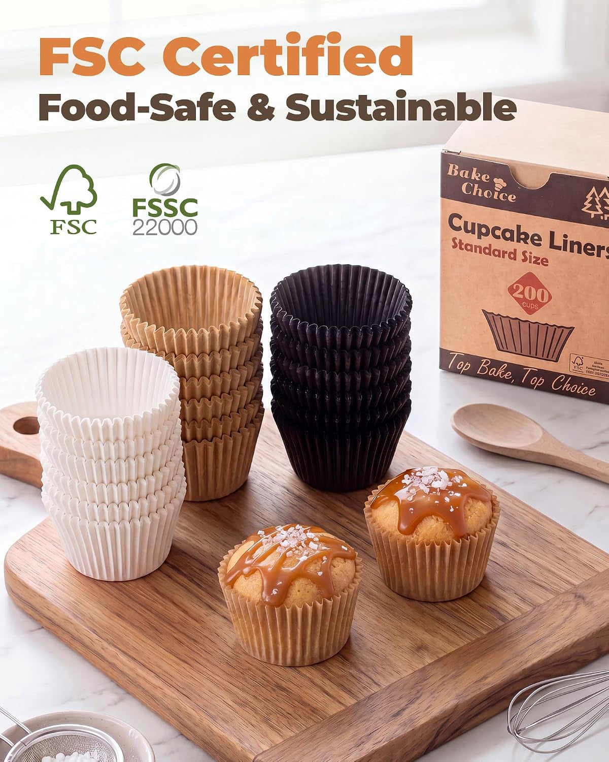 200pcs-standard-cupcake-liners-for-baking-muffin-liners-non-stick-natural-food-grade-greaseproof-parchment-cupcake-wrapper-for-party-christmas-gift