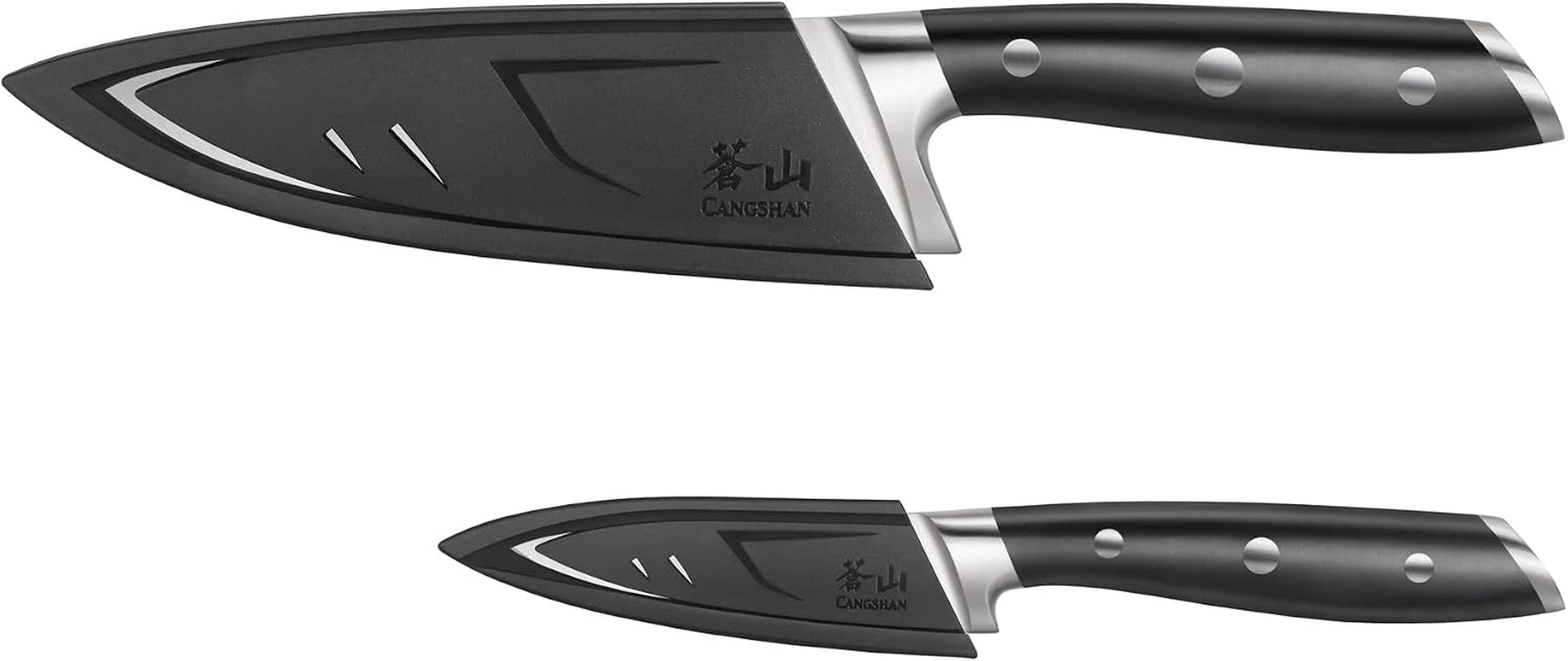 alps-series-502797-german-steel-forged-2-piece-starter-set-with-sheaths-black