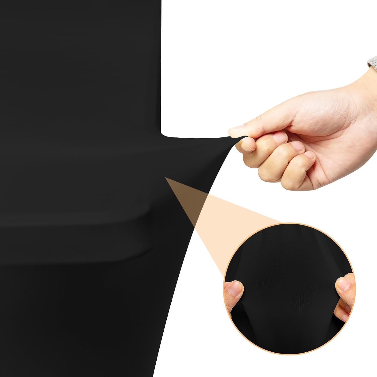 2-pack-4-feet-black-spandex-tablecloth-for-rectangular-tables-fitted-stretch-washable-wrinkle-resistant-perfect-for-event-wedding-party-banquet-cocktail-festival-and-table-protector