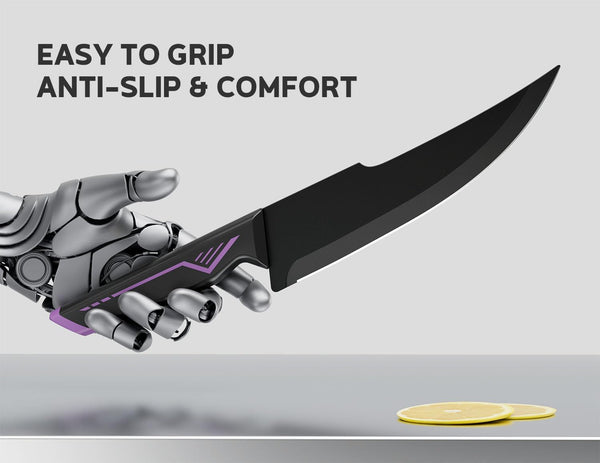 Knife Set, 15 PCS Kitchen Knife Set with Built-In Sharpener Block7