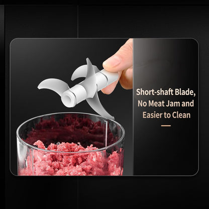 Electric Mini Food Processor, 4-Cup Portable USB Small Food Processor, Garlic Mincer, for Dicing, Mincing, and Puree, Black4
