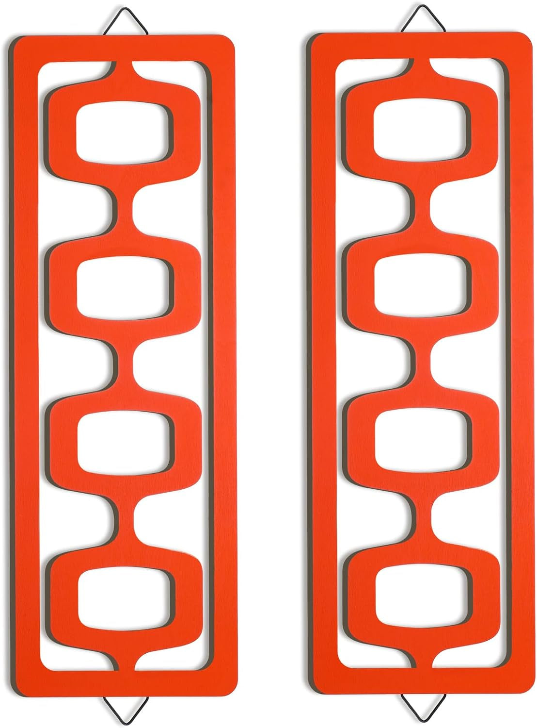 2-pcs-mid-century-modern-wall-art-wood-mid-century-elegance-decor-accents-abstract-wall-sculpture-geometric-panels-for-interior-panel-art-for-home-living-roomorange