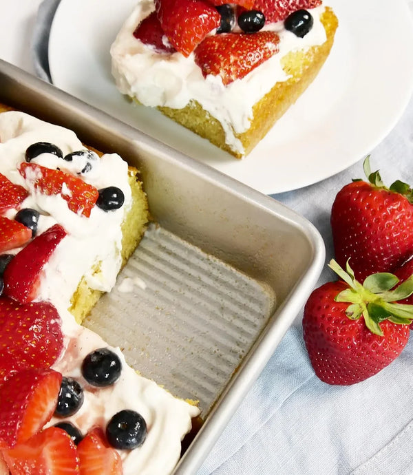 Bakeware Seamless Nonstick Square Baking Pan, 8 X 8 X 22