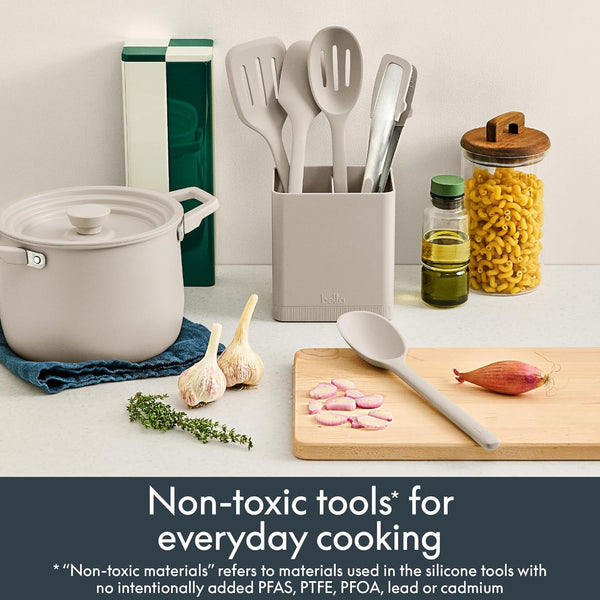 6 Piece Modular Tool Set, Non-Toxic Silcone, Non-Toxic Silicone, Oatmilk4