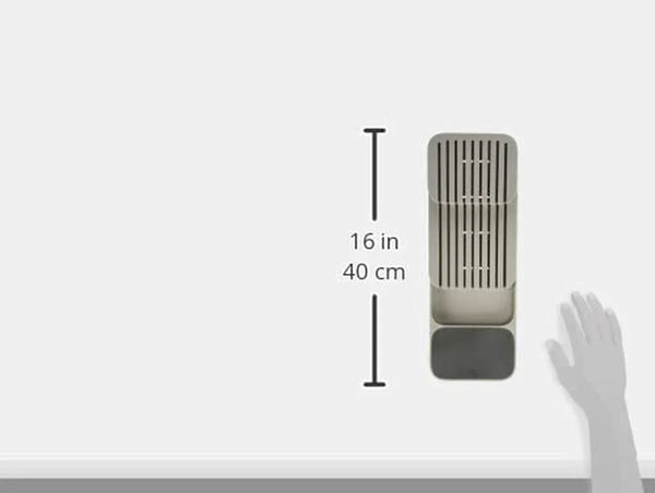 Joseph Joseph Drawerstore Knife Organizer, Holds up to 9 Knives, Kitchen Organization & Drawer Storage – Compact, Gray7
