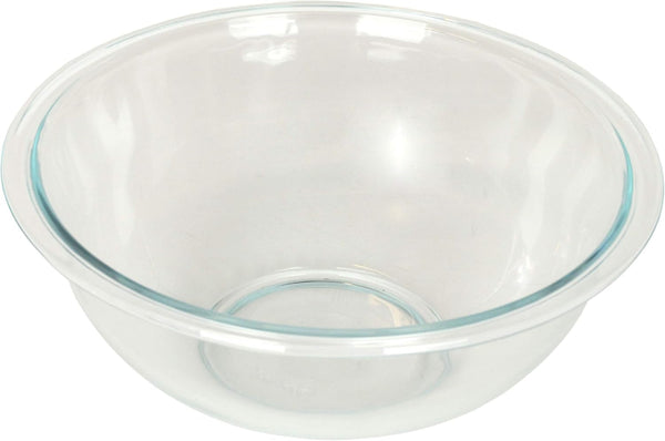 325 (2.5Qt) Clear Glass Mixing Bowls (2-Pack) - Made in USA2