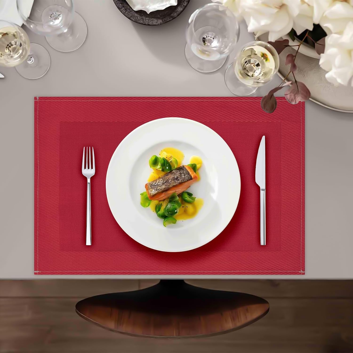 red-placemats-set-of-8-12x18-inch-faux-linen-table-mats