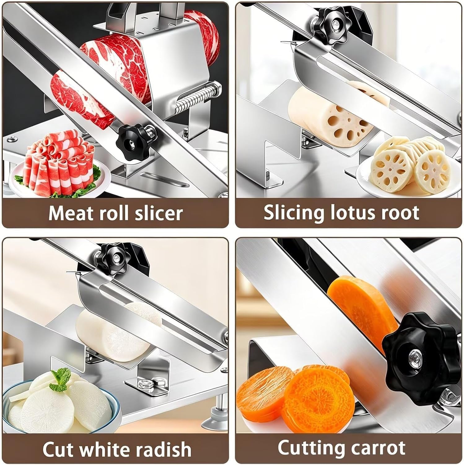 manual-meat-slicer-frozen-meat-cutter-upgraded-stainless-steel-meat-cleavers-beef-mutton-roll-slicing-machine-vegetable-meat-slicer-for-home-cooking-hotpot-shabu-cnh2silver-16-7x6-7