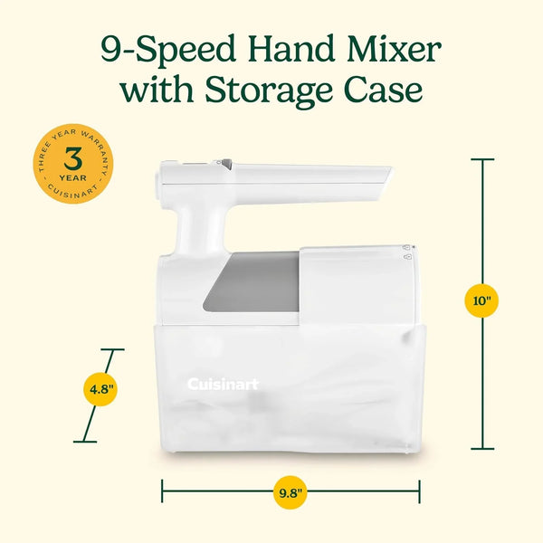 9 Speed Hand Mixer with Storage Case, HM-190S10
