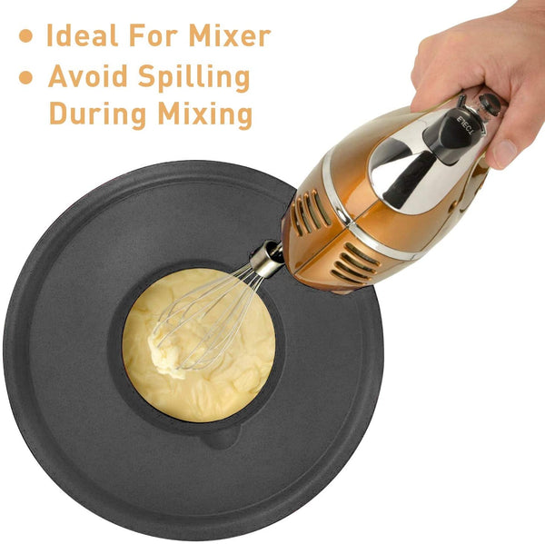 Mixing Bowls with Airtight Lids Set, 5PCS Stainless Steel Nesting Bowls for Kitchen, with Grater Attachments & Non-Slip Bottoms, Size 5, 3, 2, 1.5, 0.63 QT, Great for Mixing & Serving4