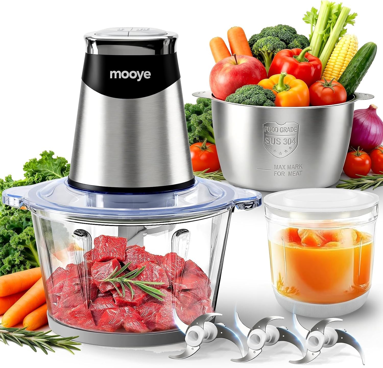 food-processor-electric-food-chopper-with-meat-grinder-vegetable-chopper-3-bowls8cup-8cup-3cup-with-powerful-copper-motor-includes-3-sets-of-bi-level-blades-for-fruits-meat-nuts