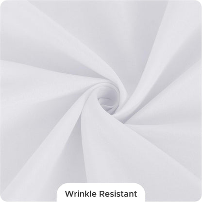 8 Pack White Table Cloths 70X120 Inch for 6-8 Ft Rectangle Tables9