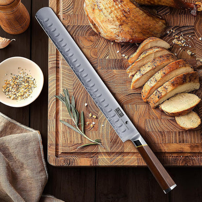 12" Brisket Slicing Knife, Japanese Carving Knife for Meat & BBQ6
