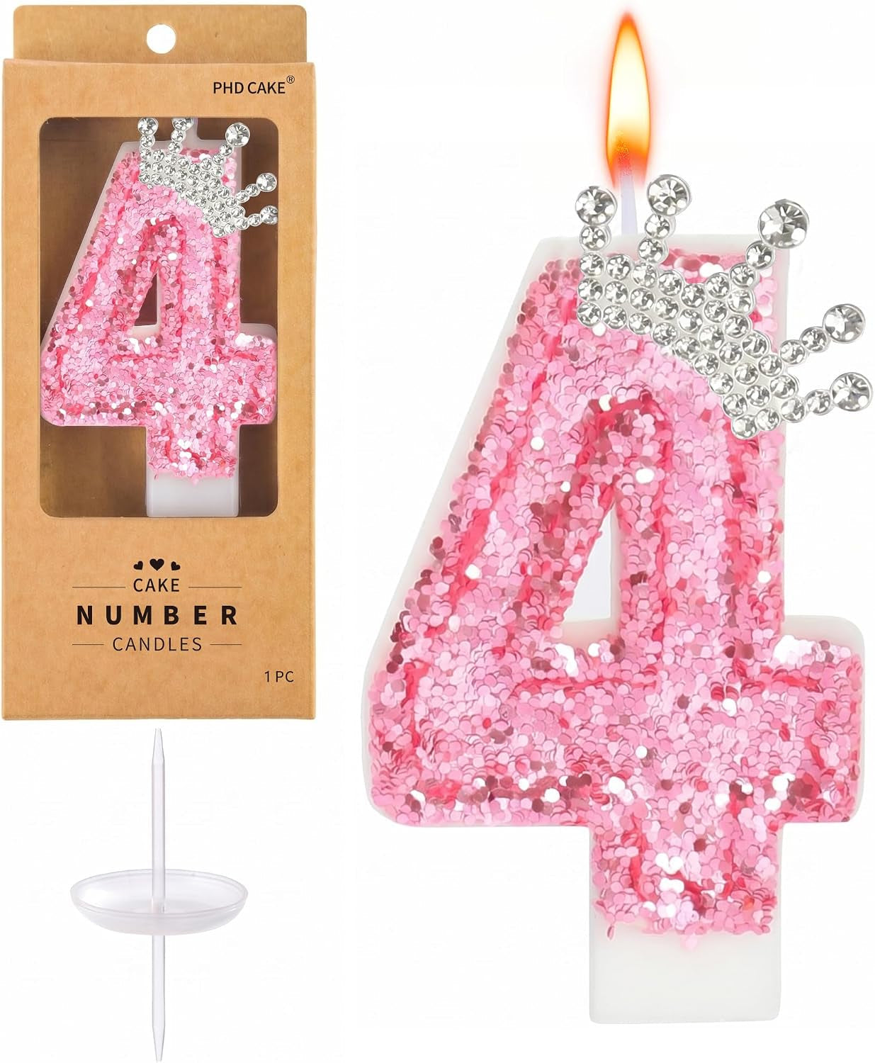 birthday-number-candles-pink-crown-birthday-candles-for-cake-glitter-number-4-candle-cake-topper-with-sequins-for-girls-women-anniversary-celebrations-supplies