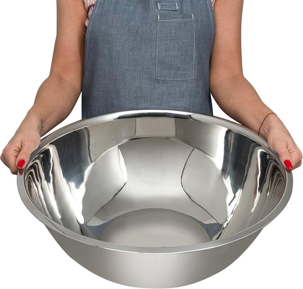 16 Quart Large Stainless Steel Mixing Bowls Set, 3-Pack, Nesting Bowls1
