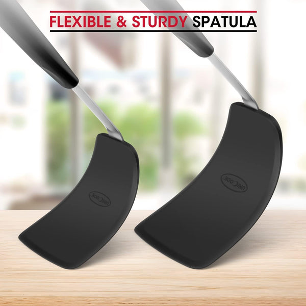 2 Pieces Flexible Silicone Spatula Set for Kitchen Use, Food Grade5