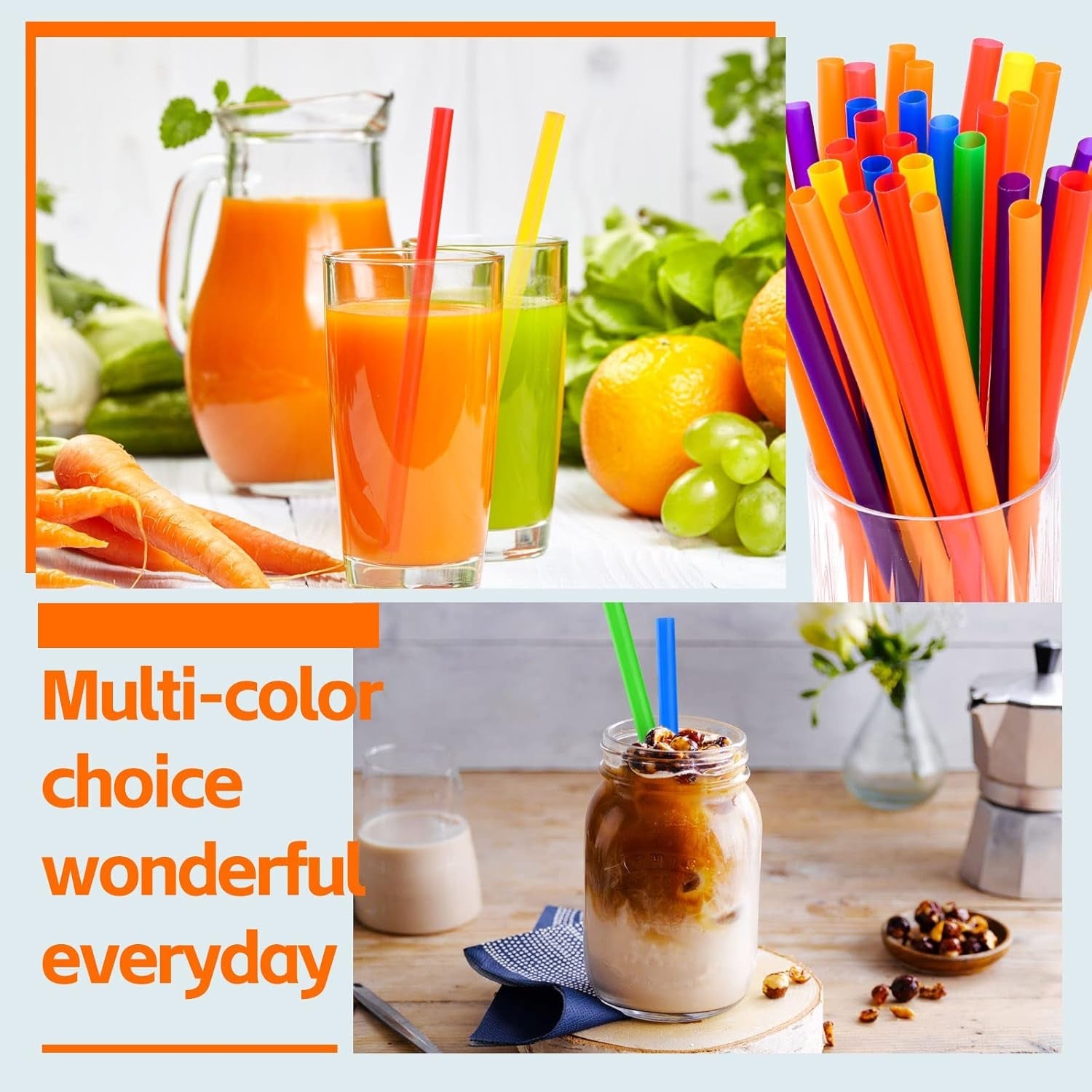 100pcs-jumbo-smoothie-straws-0-4-diameter-x8-3long-colorful-disposable-plastic-large-wide-mouthed-straw