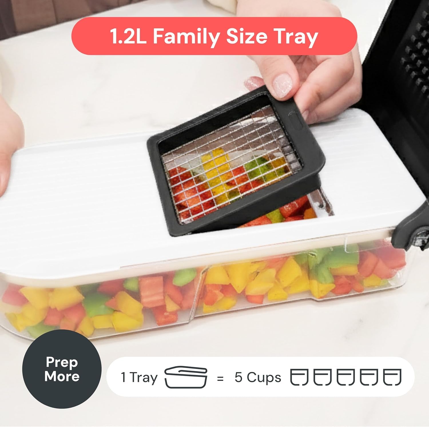 pro-core-vegetable-chopper-mandoline-slicer-meal-prep-essential-6-in-1-veggie-slicer-onion-fruit-slicer-with-julienne-grater-dicer-stainless-steel-blades-container-white