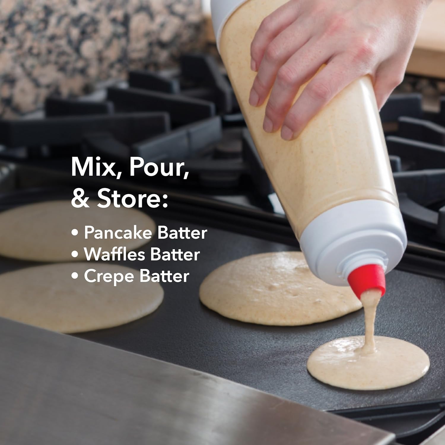 pancake-bottle-batter-dispenser-and-mixer-with-blenderball-wire-whisk-durable-no-mess-bpa-free-dishwasher-safe-mint