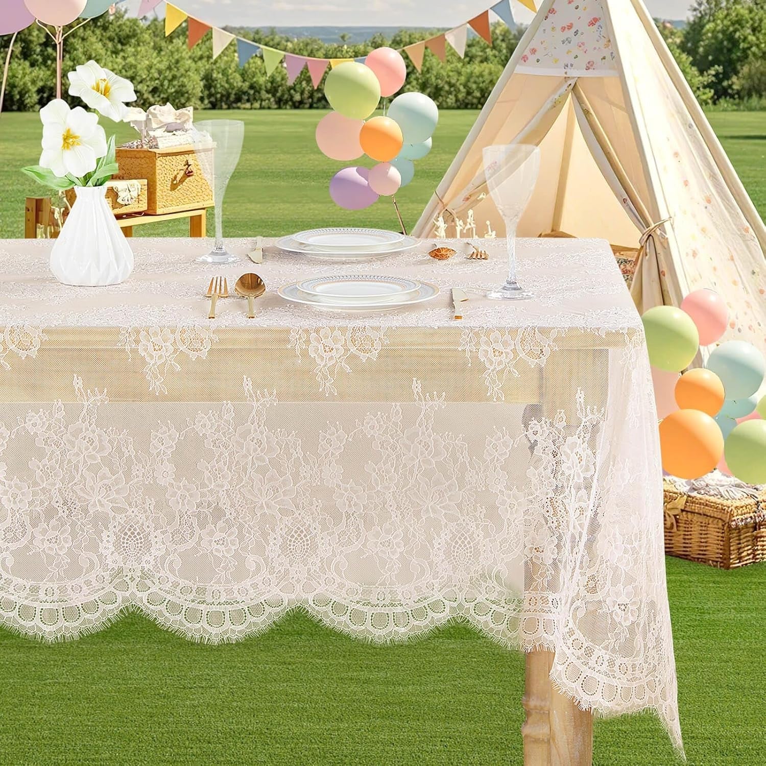 2-pieces-60x120-inch-table-cloth-farmhouse-rustic-tablecloth-for-bridal-shower-ivory-flower-table-linen-spring-outdoor-decorations