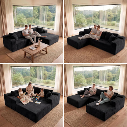 Boneless Couch Modular Sectional Sofa Cloud Couch9