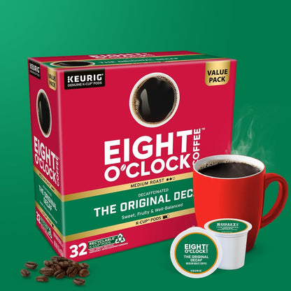 the Original Decaf, Single-Serve Keurig K-Cup Pods, Medium Roast Coffee Pods, 1 Count (Pack of 32)8