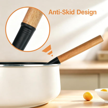 Large Silicone Cooking Utensils Set, 10Pcs Nonstick Kitchen Utensil Set with Wooden Handle, Heat Resistant Silicone Utensils for Cooking, BPA Free Spatula Set with Turners Spoon Ladle Skimmer(Black)7